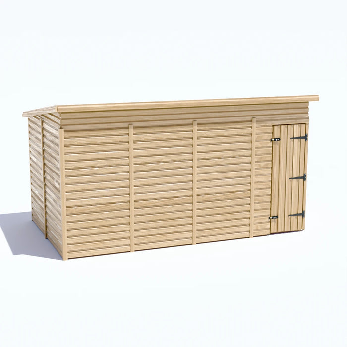 13x8ft Wooden Garden Shed | Windowless | Pent Roof