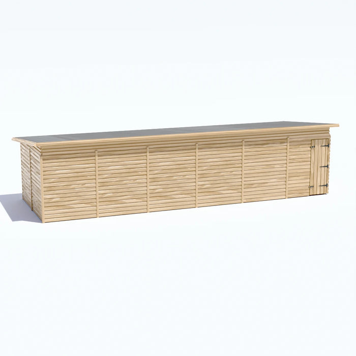30x10ft Wooden Workshop | Windowless | Pent Roof