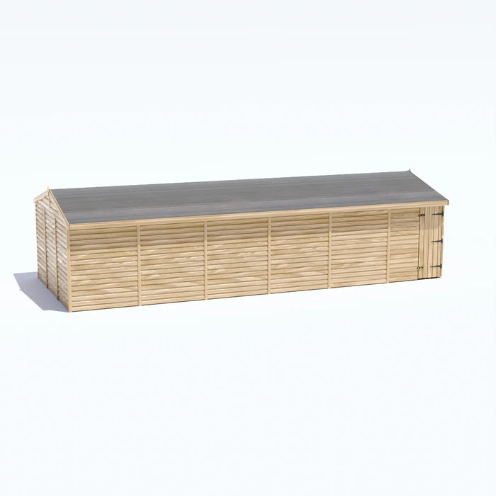 30x12ft Wooden Workshop | Windowless | Apex Roof