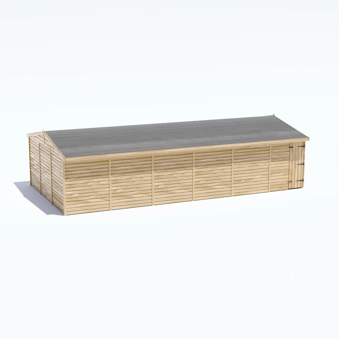 30x15ft Wooden Workshop | Windowless | Apex Roof