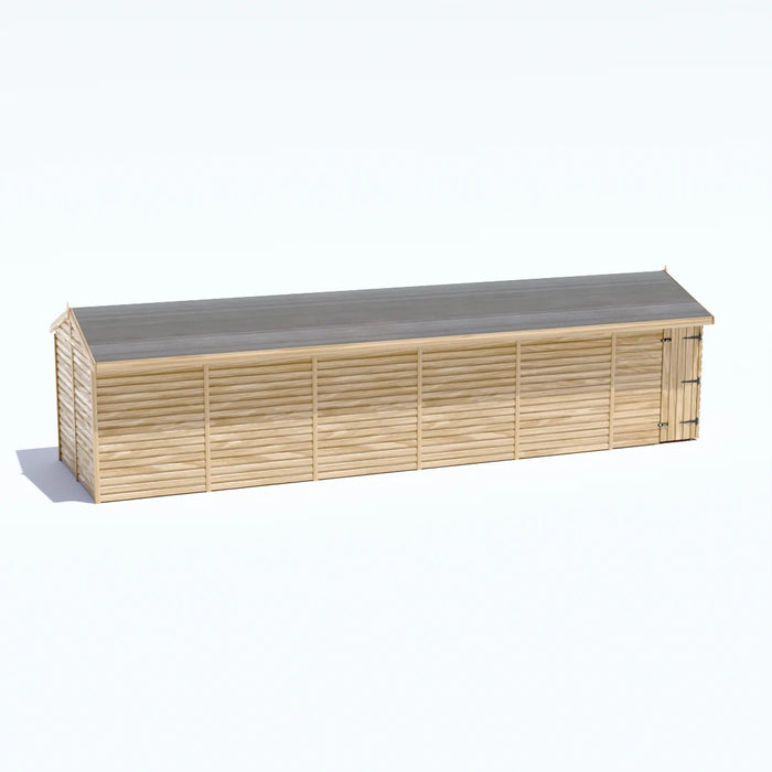 30x8ft Wooden Workshop | Windowless | Apex Roof