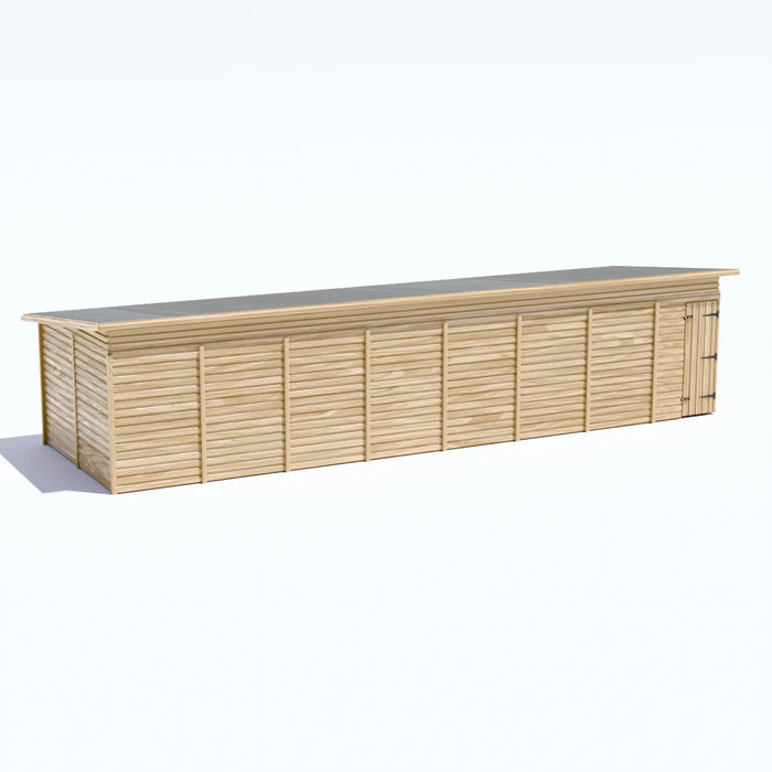 32x10ft Wooden Workshop | Windowless | Pent Roof