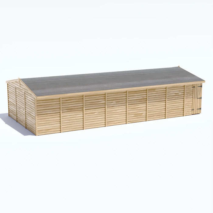 32x15ft Wooden Workshop | Windowless | Apex Roof