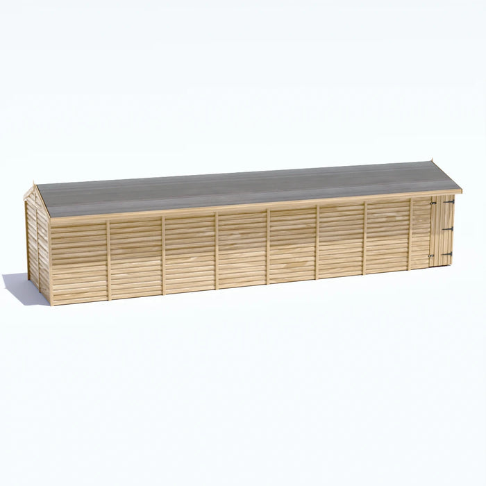 32x8ft Wooden Workshop | Windowless | Apex Roof