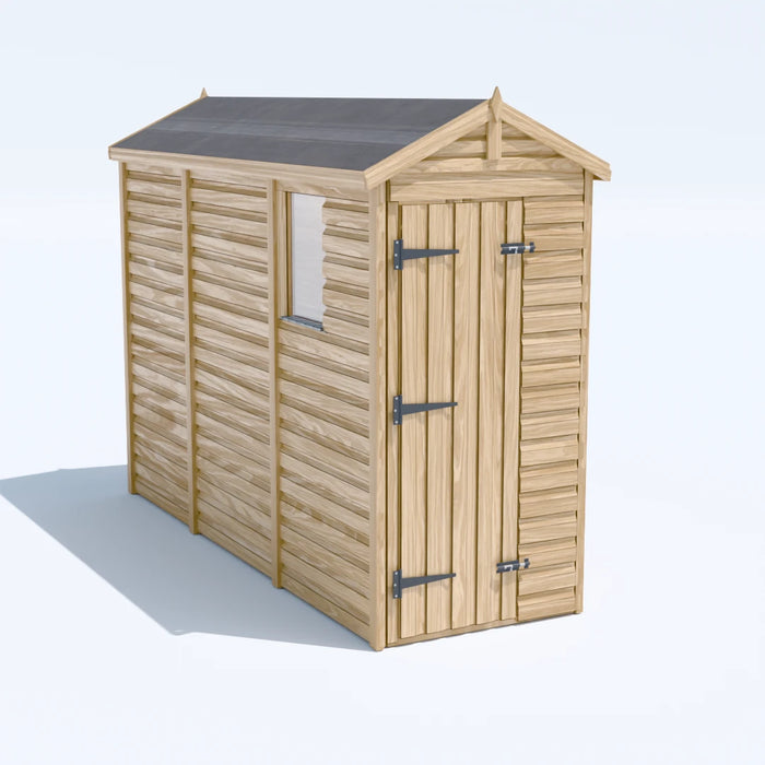 3x10ft Wooden Garden Shed | Windowed | Apex Roof