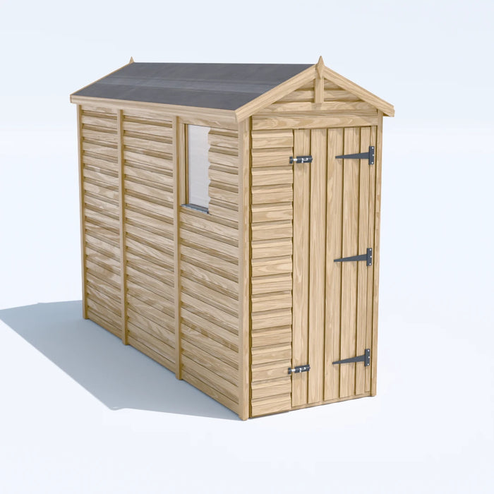 3x10ft Wooden Garden Shed | Windowed | Apex Roof