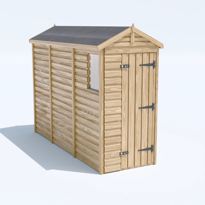 3x10ft Wooden Garden Shed | Windowed | Apex Roof