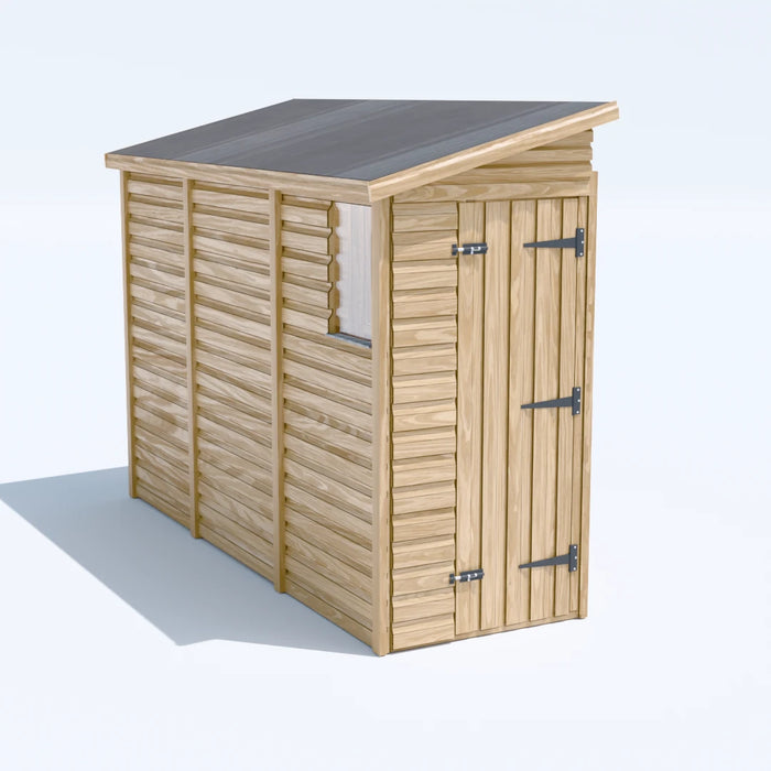 3x10ft Wooden Garden Shed | Windowed | Pent Roof