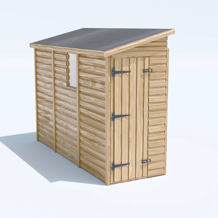 3x10ft Wooden Garden Shed | Windowed | Pent Roof