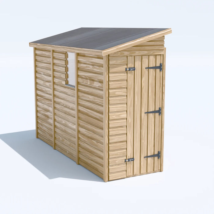 3x10ft Wooden Garden Shed | Windowed | Pent Roof