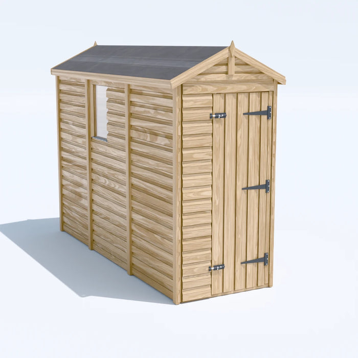 3x10ft Wooden Garden Shed | Windowed | Apex Roof