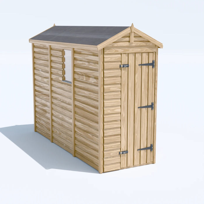 3x10ft Wooden Garden Shed | Windowed | Apex Roof