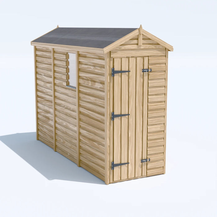 3x10ft Wooden Garden Shed | Windowed | Apex Roof