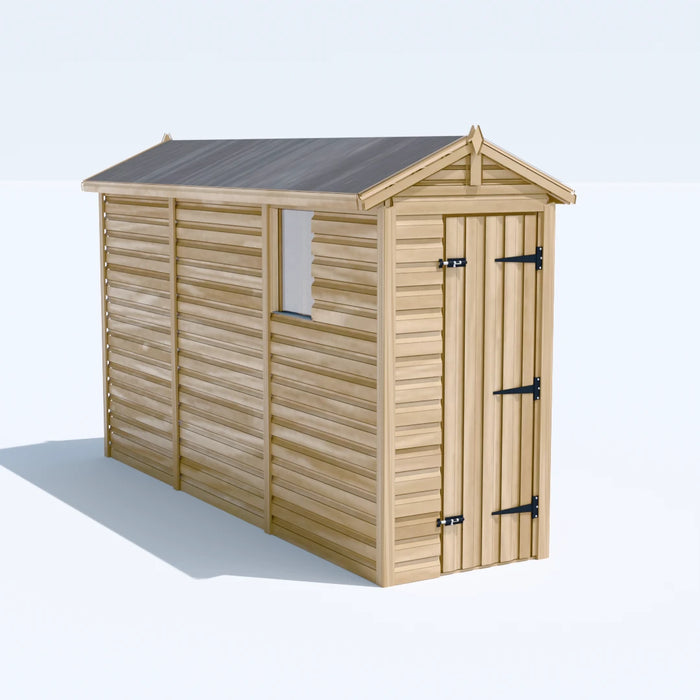 3x12ft Wooden Garden Shed | Windowed | Apex Roof