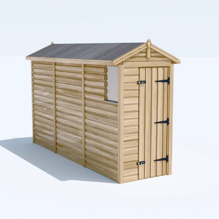 3x12ft Wooden Garden Shed | Windowed | Apex Roof