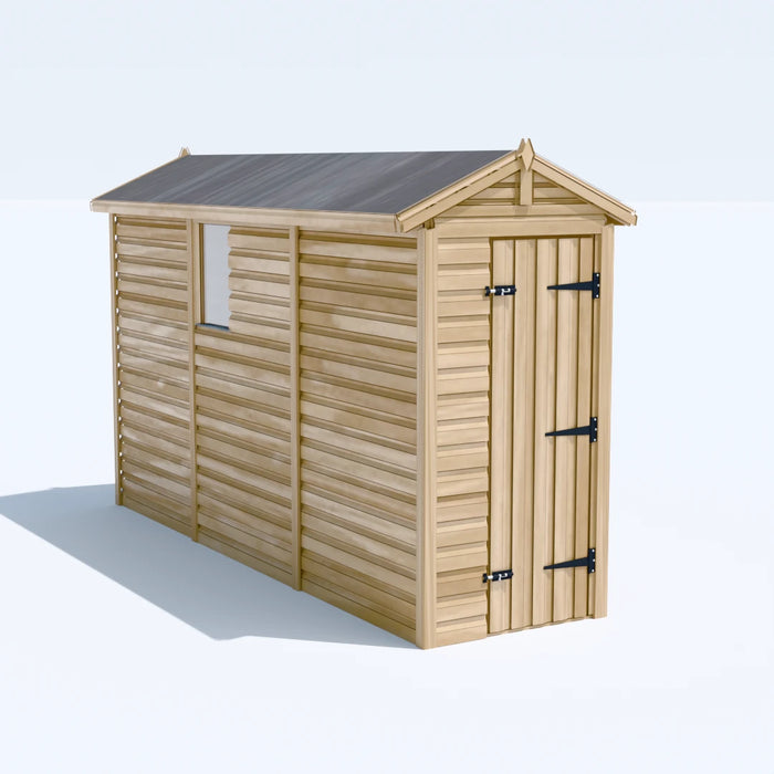 3x12ft Wooden Garden Shed | Windowed | Apex Roof