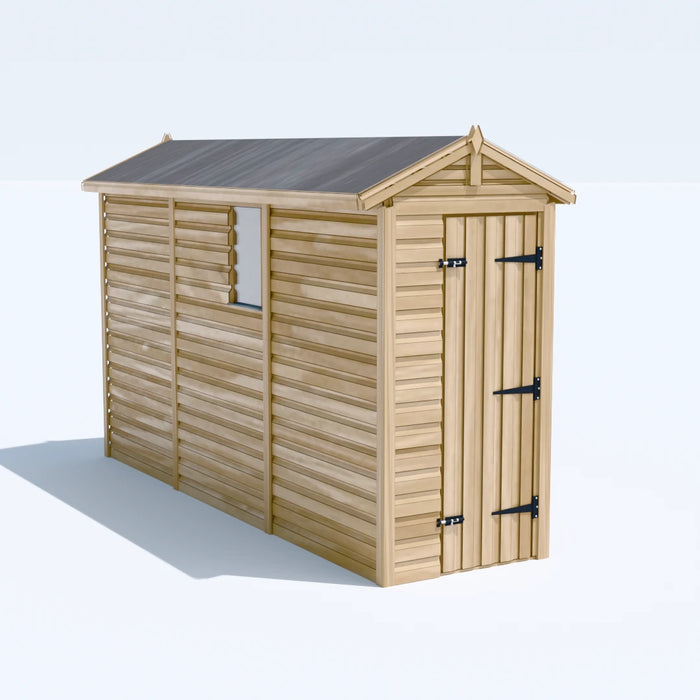 3x12ft Wooden Garden Shed | Windowed | Apex Roof