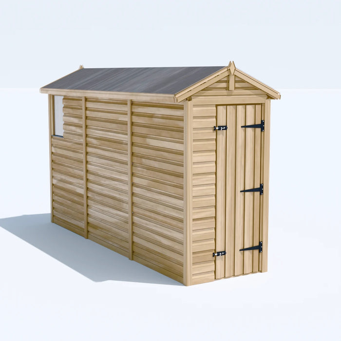 3x12ft Wooden Garden Shed | Windowed | Apex Roof