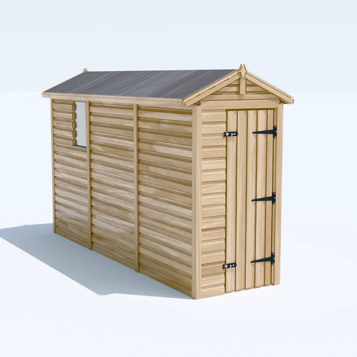 3x12ft Wooden Garden Shed | Windowed | Apex Roof