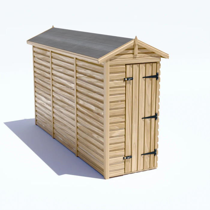 3x12ft Wooden Garden Shed | Windowless | Apex Roof