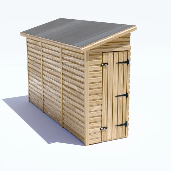3x12ft Wooden Garden Shed | Windowless | Pent Roof