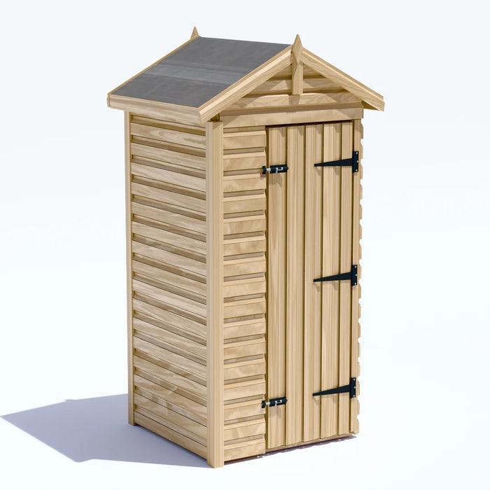 3x3ft Wooden Garden Shed | Windowless | Apex Roof