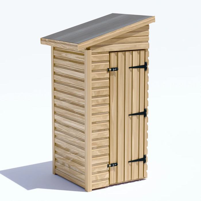 3x3ft Wooden Garden Shed | Windowless | Pent Roof