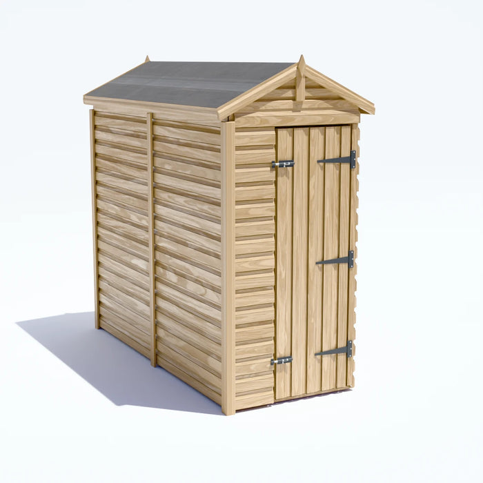 3x8ft Wooden Garden Shed | Windowless | Apex Roof
