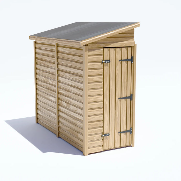 3x8ft Wooden Garden Shed | Windowless | Pent Roof