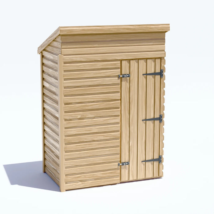 5x3ft Wooden Garden Shed | Windowless | Pent Roof