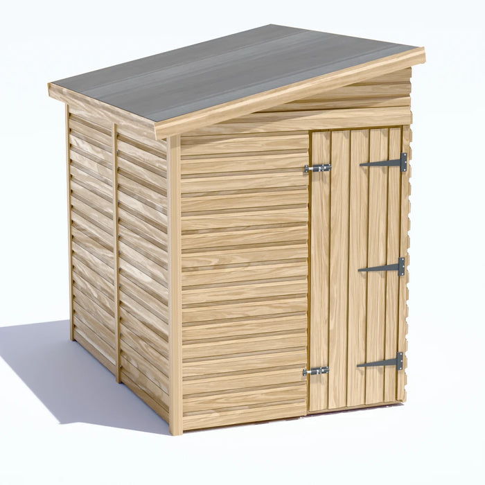 5x8ft Wooden Garden Shed | Windowless | Pent Roof