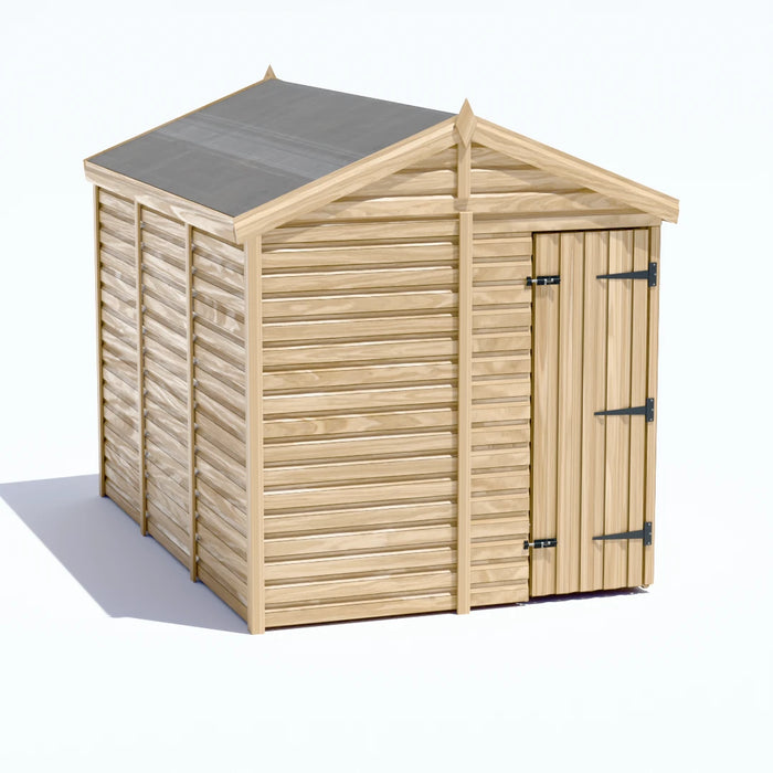6.5x10ft Wooden Garden Shed | Windowless | Apex Roof