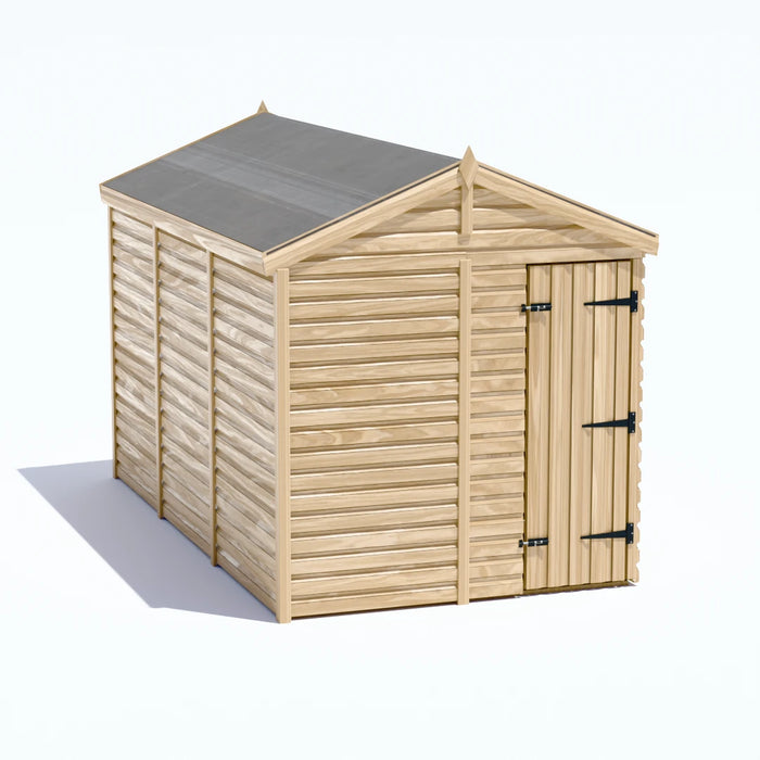 6.5x12ft Wooden Garden Shed | Windowless | Apex Roof