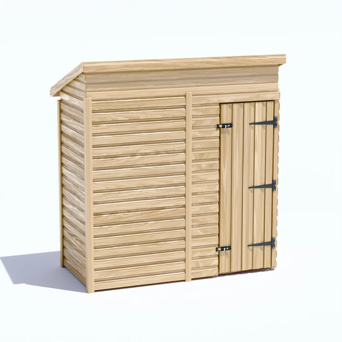 6.5x3ft Wooden Garden Shed | Windowless | Pent roof