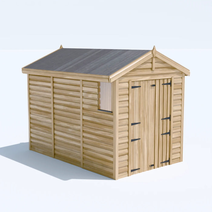 6x10ft Wooden Garden Shed | Windowed | Apex Roof