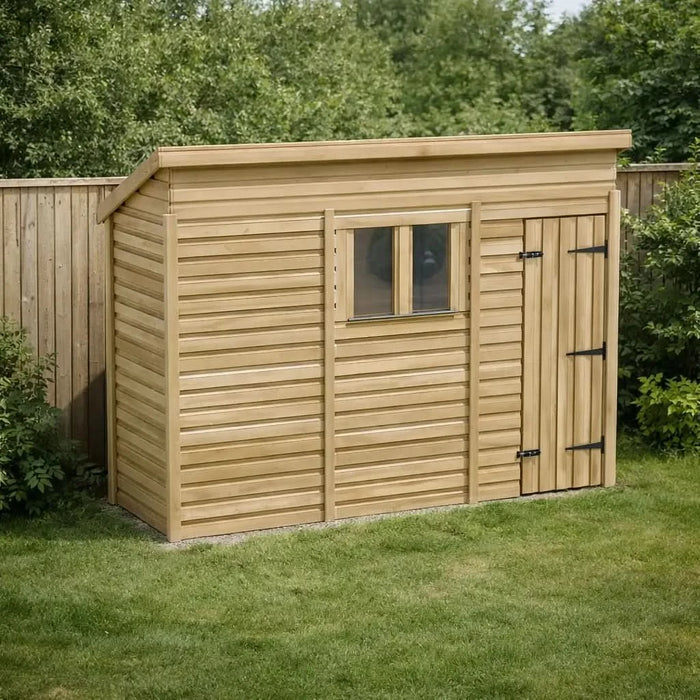 10x3ft Wooden Garden Shed | Windowed | Pent Roof