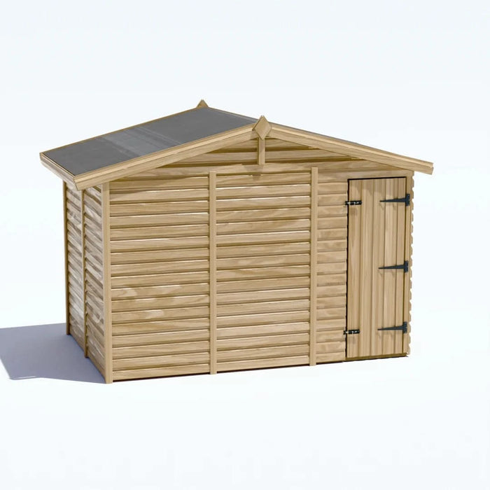 Windowless Ed's 10x6.5ft Wooden Garden Shed | Windowless | Apex Roof — Eden Sheds