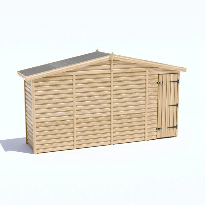 Windowless Ed's 13x3ft Wooden Garden Shed | Windowless | Apex Roof — Eden Sheds