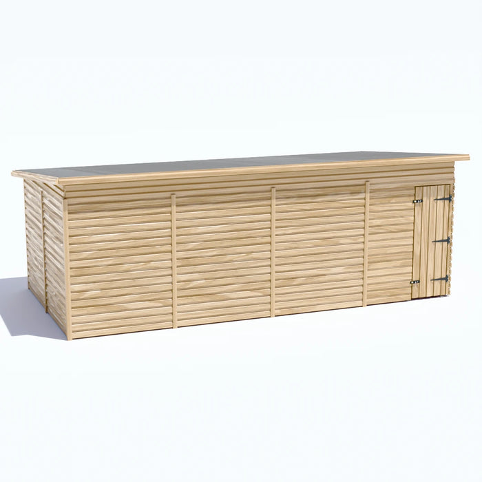 20x10ft Wooden Workshop | Windowless | Pent Roof