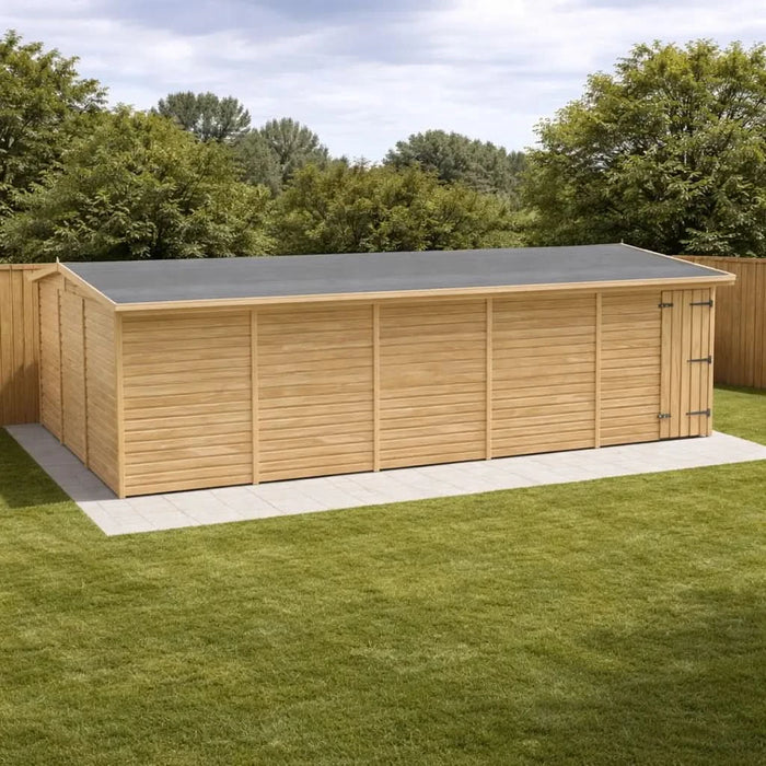 20x15ft Wooden Workshop | Windowless | Apex Roof