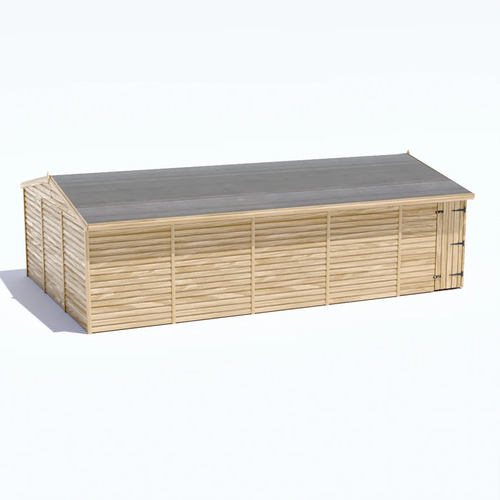 25x15ft Wooden Workshop | Windowless | Apex Roof