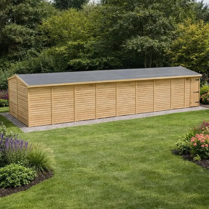 30x10ft Wooden Workshop | Windowless | Pent Roof