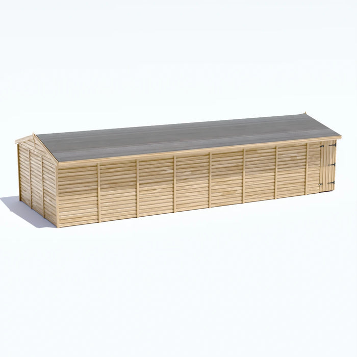 32x12ft Wooden Workshop | Windowless | Apex Roof