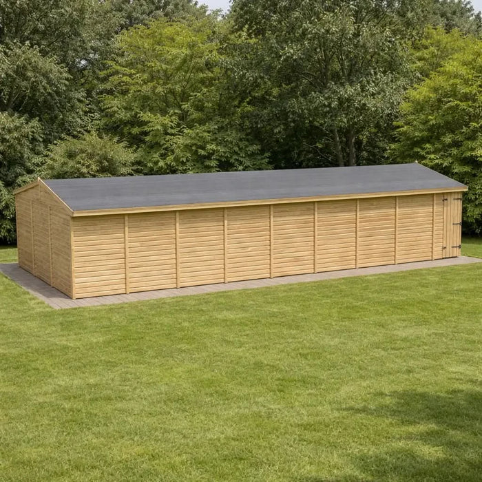 32x12ft Wooden Workshop | Windowless | Apex Roof