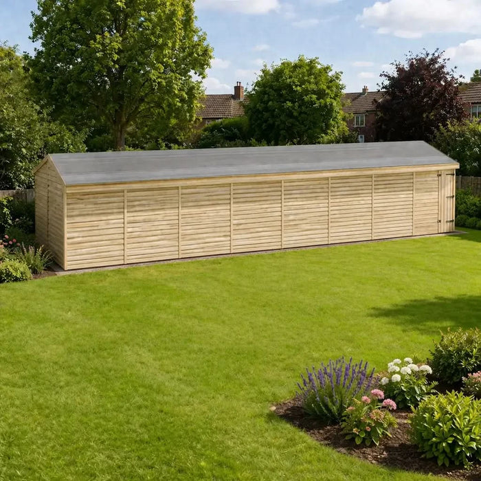 35x10ft Wooden Workshop | Windowless | Apex Roof