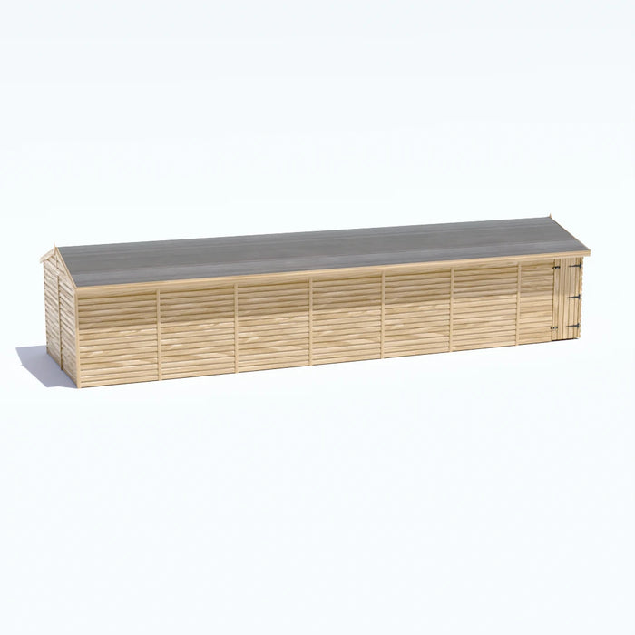 35x10ft Wooden Workshop | Windowless | Apex Roof