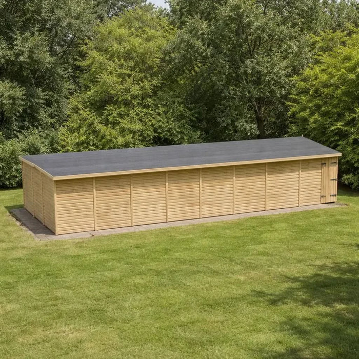 35x15ft Wooden Workshop | Windowless | Apex Roof