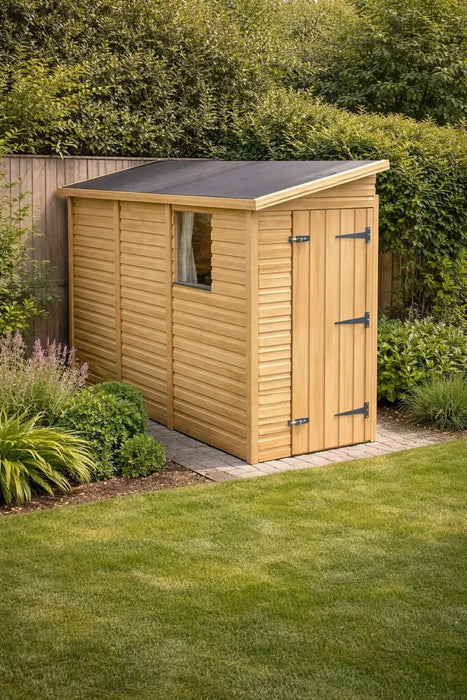 3x10ft Wooden Garden Shed | Windowed | Pent Roof