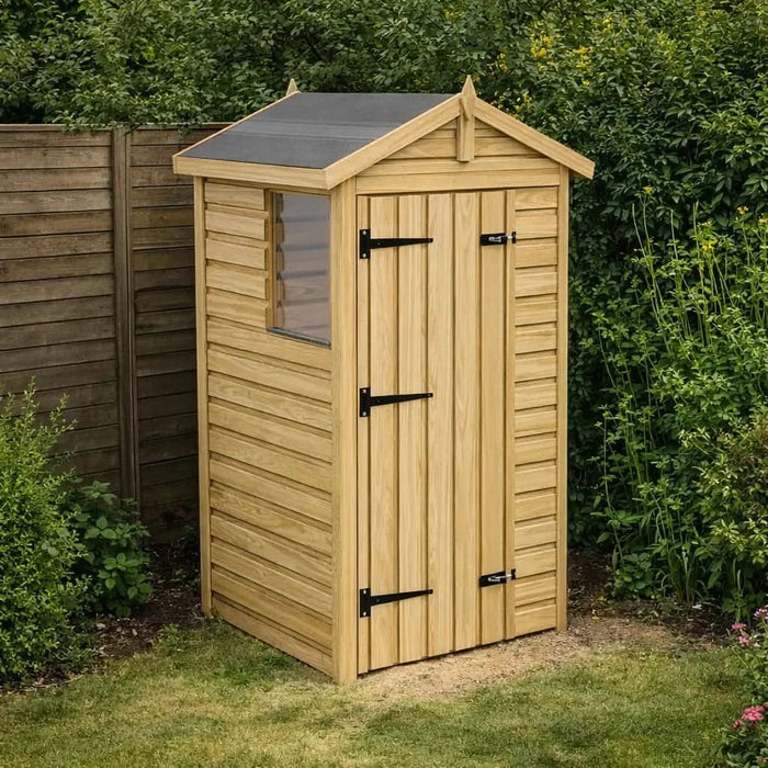 3x3ft Wooden Garden Shed | Windowed | Apex Roof