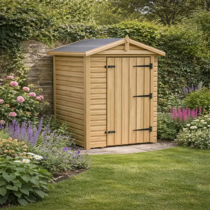 3x3ft Wooden Garden Shed | Windowless | Apex Roof